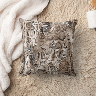 Cojín Decorativo Patrón de piel de serpiente