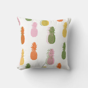 Cojín Decorativo Patrón de piña vibrante