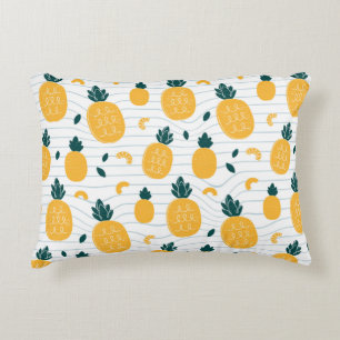Cojín Decorativo Patrón de piñas sin soldadura