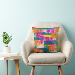 Cojín Decorativo Patrón de pintura abstracta