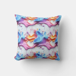 Cojín Decorativo Patrón de pintura giratoria