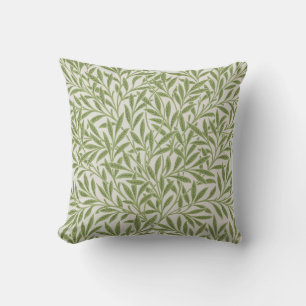 Cojín Decorativo Patrón de ramas verdes frondosas