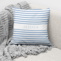 Patrón de rayas azules modernas personalizadas