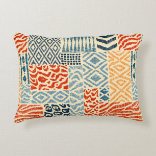 Cojín Decorativo Patrón de retaques sin inconvenientes. Colección