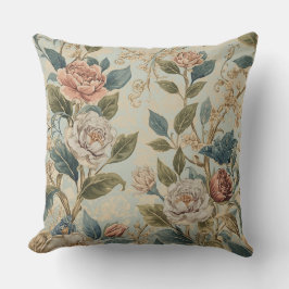 Cojín Decorativo Patrón de rosas de lujo elegante