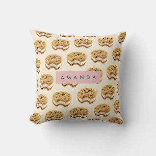 Cojín Decorativo Patrón de sandwich de crema de hielo de cookie per