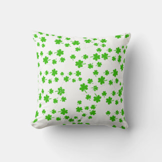 Cojín Decorativo Patrón de Shamrock