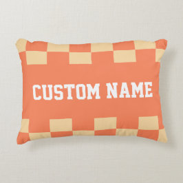 Cojín Decorativo Patrón de tablero de cheques