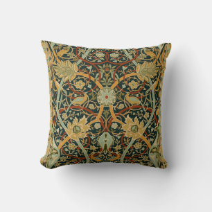 Cojín Decorativo Patrón de tapiz del bosque de William Morris: Vint