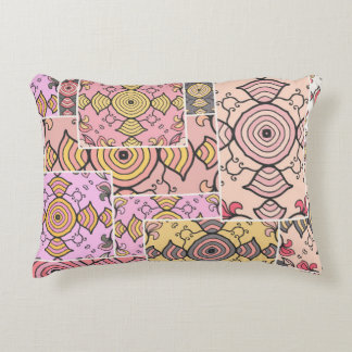 Cojín Decorativo Patrón de tejido de retazos vintage. Decoración de