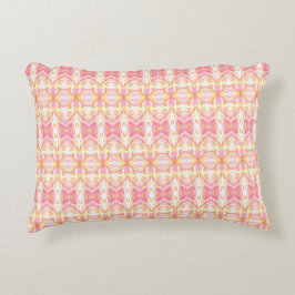 Cojín Decorativo Patrón de tinte Boho Tie Pink & Yellow - Pillow Ac