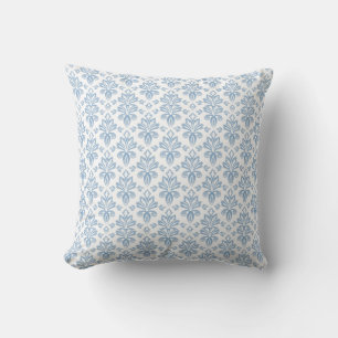 Cojín Decorativo Patrón de Toile Francés Azul