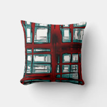 Patrón de trenzado rojo elegante