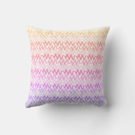 Cojín Decorativo Patrón de trineo arcoiris Pastel moderno