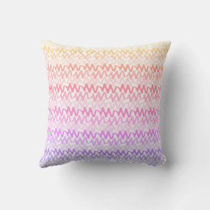 Cojín Decorativo Patrón de trineo arcoiris Pastel moderno