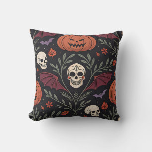 Cojín Decorativo Patrón de vibraciones de Halloween