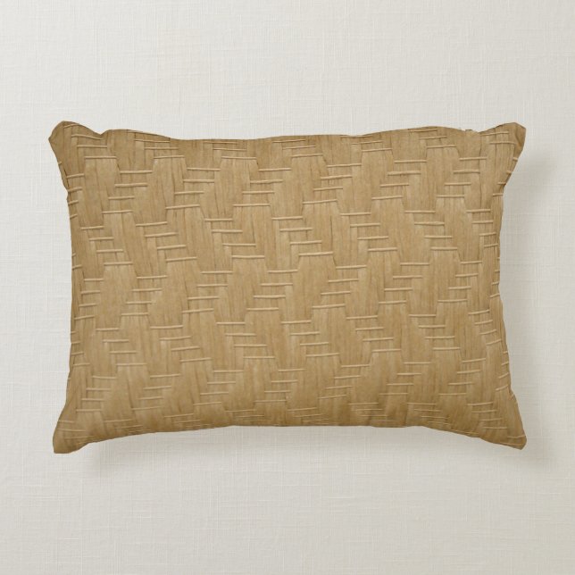 COJÍN DECORATIVO PATRÓN DE WICKER (Anverso)