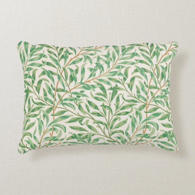 Cojín Decorativo Patrón de Willow Bough William Morris (Anverso)