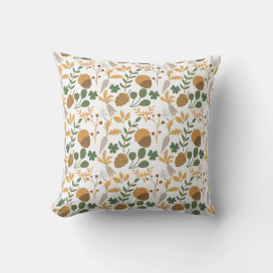 Cojín Decorativo Patrón De Zanahorias Y Tuercas