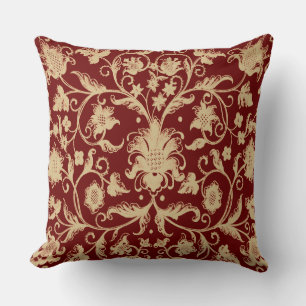 Cojín Decorativo Patrón decorativo floral ornamentado vintage
