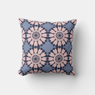 Cojín Decorativo Patrón descolorido sin costuras de diferentes geom