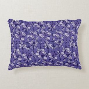 Cojín Decorativo Patrón elegante de arco morado
