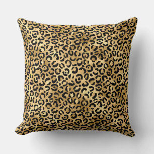Cojín Decorativo Patrón elegante de puntos de leopardo de Relieve m