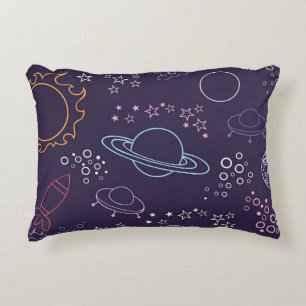 Cojín Decorativo Patrón espacial