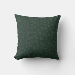 Cojín Decorativo Patrón espiral verde claro