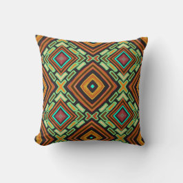 Cojín Decorativo Patrón Étnico Nativo Tribal