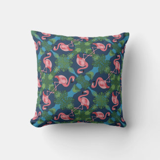 Cojín Decorativo Patrón Flamingo Rosa bonito