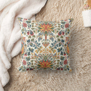 Cojín Decorativo Patrón floral Art Nouveau de William Morris Compto