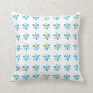 Cojín Decorativo Patrón floral azul