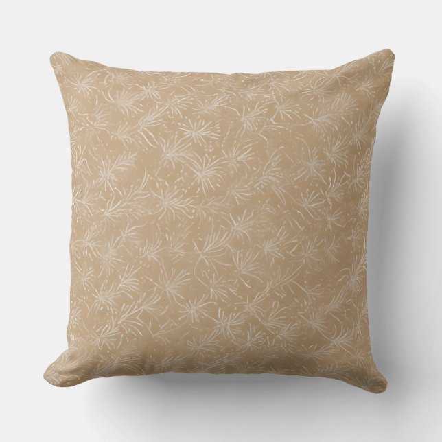 Cojín Decorativo Patrón Floral Batik Mínimo (Anverso)