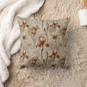 Cojín Decorativo Patrón floral botánico vintage (4)