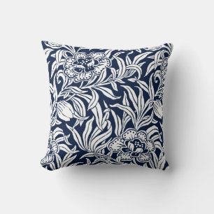 Cojín Decorativo Patrón floral botánico vintage Art Nouveau