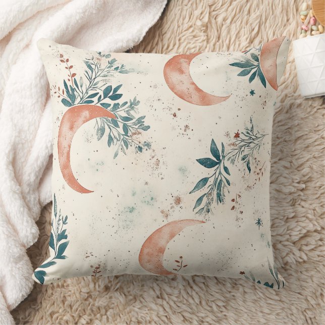 Cojín Decorativo Patrón floral celestial (3) (Manta)