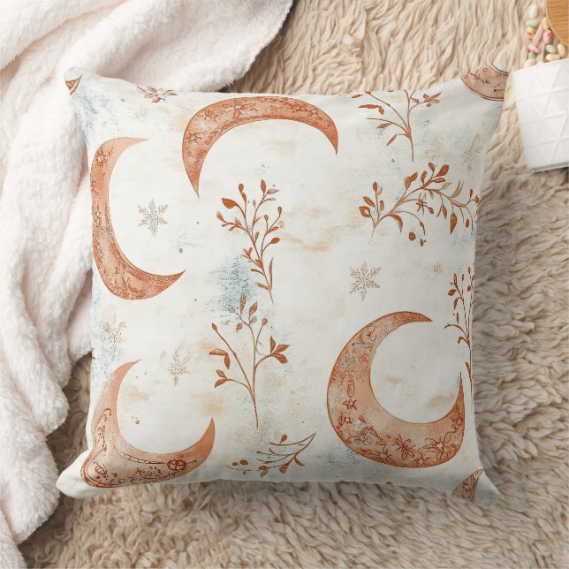 Cojín Decorativo Patrón floral celestial (5) (Manta)