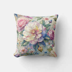 Cojín Decorativo Patrón floral con inspiración vintage