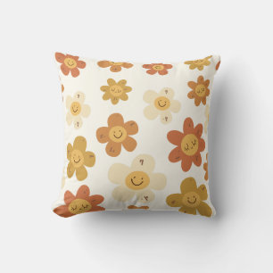 Cojín Decorativo Patrón floral de acuarela cuta moderna