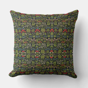 Cojín Decorativo Patrón Floral de Flores Antiguas de William Morris