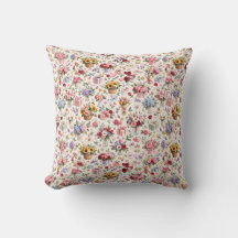 Patrón floral de lavanda vintage con flores suaves