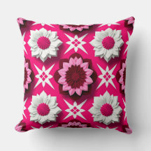 Patrón floral de loto rosa para decoración tranqui