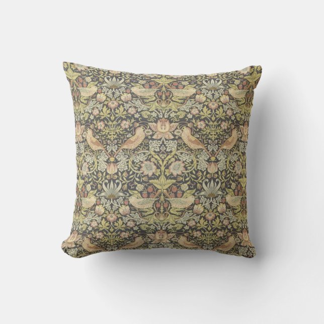 Cojín Decorativo Patrón floral de William Morris Square Pillow (Anverso)