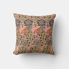Cojín Decorativo Patrón floral decorativo de color vintage