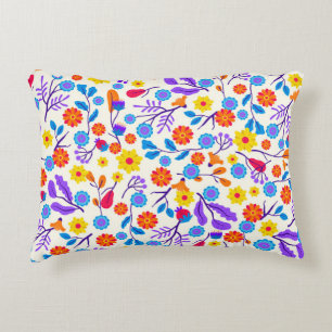 Cojín Decorativo Patrón Floral Exótico Colorido-23165
