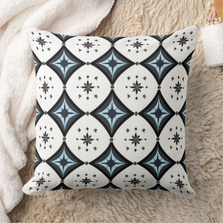 Cojín Decorativo Patrón floral geométrico continuo