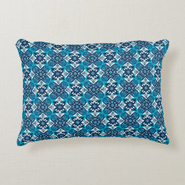 Cojín Decorativo Patrón floral geométrico decorativo