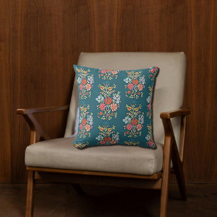 Cojín Decorativo Patrón floral húngaro