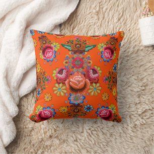 Cojín Decorativo Patrón Floral Japonés